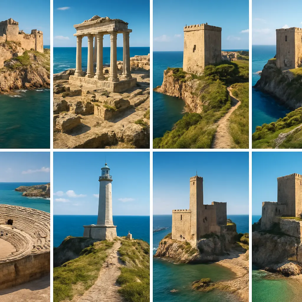 Top 10 historische plekken langs de kust