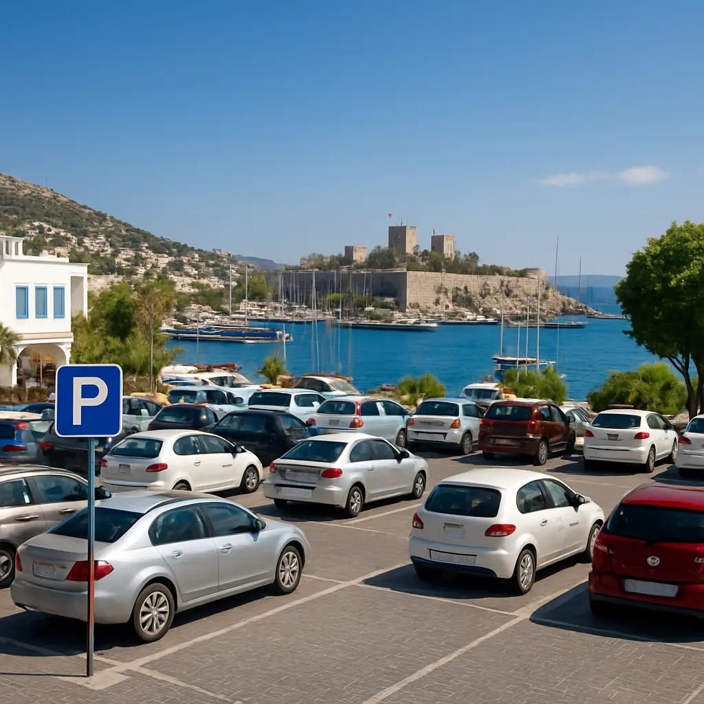 Parkeren in het centrum van Bodrum