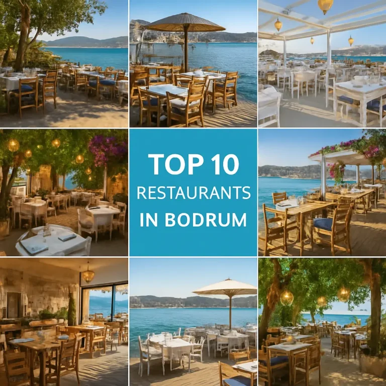 Top 10 restaurants in Bodrum